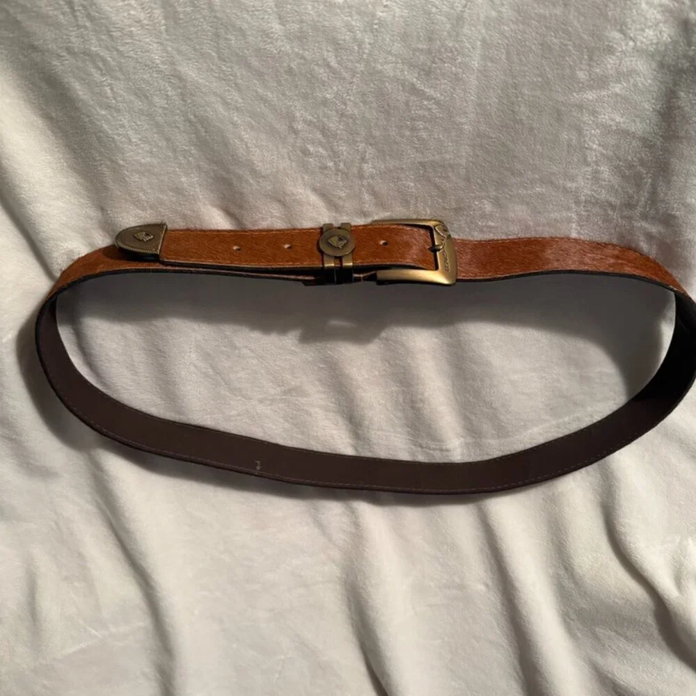 Argentina- Cow Hide Hair on Leather Belt